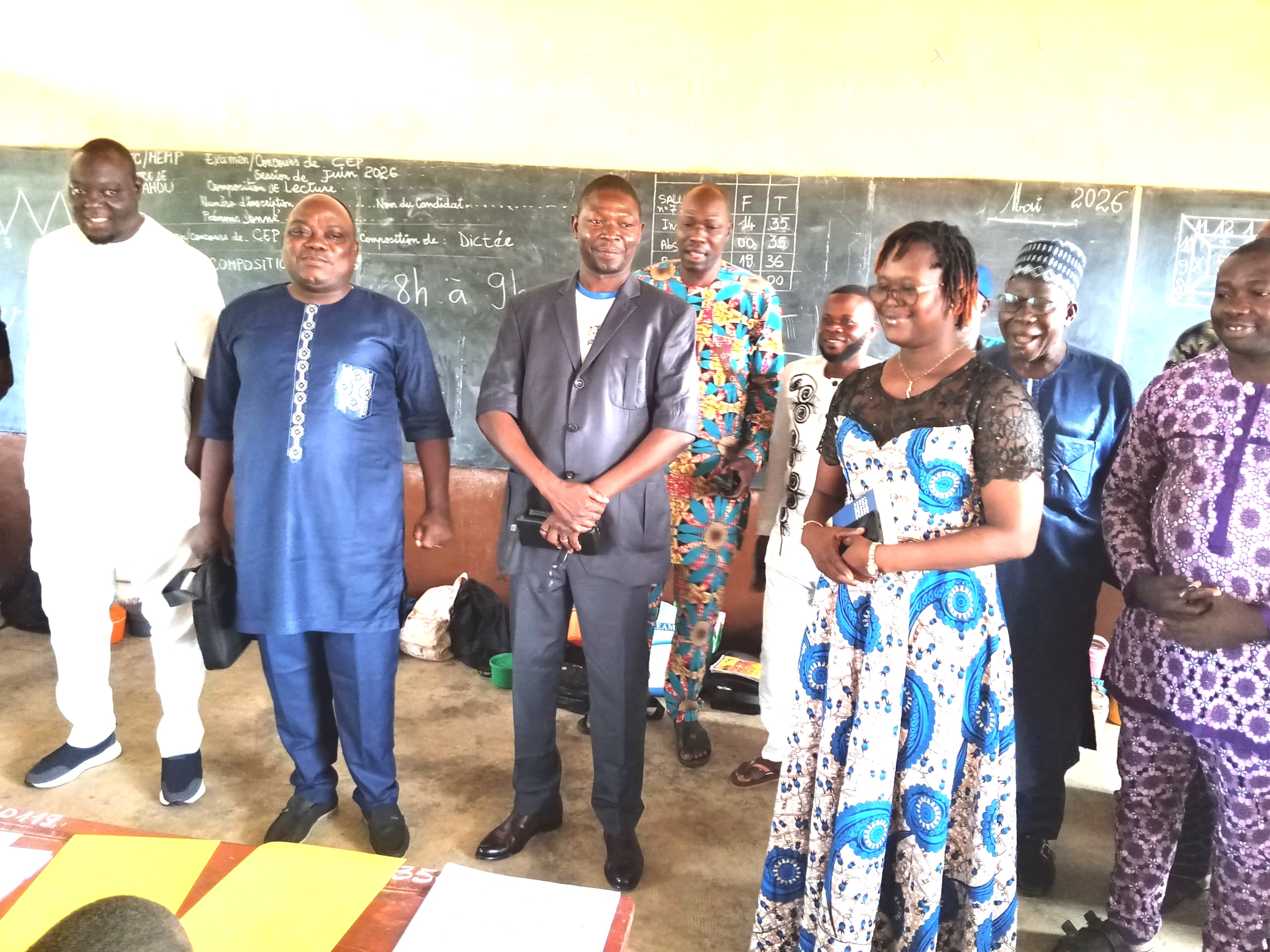 CEP 2026 à Tchaourou : le maire Rafiou OWOTCHE lance officiellement les épreuves à Sinahou